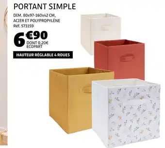 Gifi PORTANT SIMPLE offre