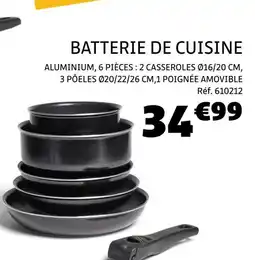 Gifi Batterie de cuisine offre