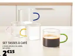 Gifi Set tasses à café offre