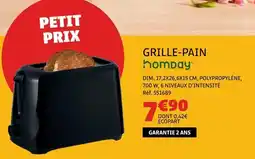 Gifi HOMDAY Grille-pain offre