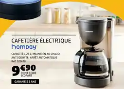 Gifi HOMDAY Cafetière électrique offre