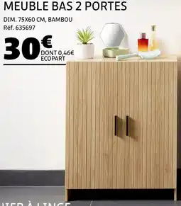 Gifi Meuble bas 2 portes offre