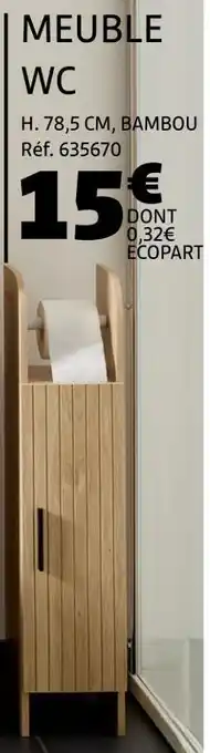 Gifi MEUBLE WC offre