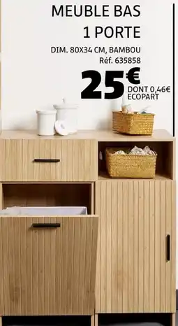 Gifi MEUBLE BAS 1 PORTE offre