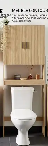 Gifi Meuble contour wc offre