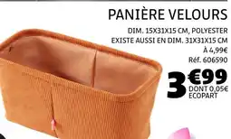 Gifi Panier velours offre