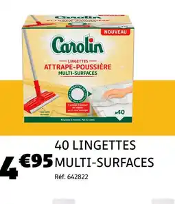 Gifi Carolin 40 Lingettes Multi-Surfaces offre