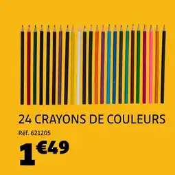 Gifi 24 crayons de couleurs offre