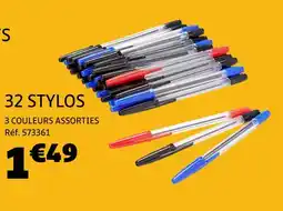 Gifi 32 stylos offre