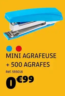 Gifi Mini agrafeuse + 500 agrafes offre