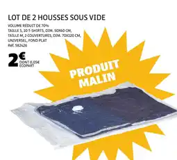 Gifi Lot de 2 housses sous vide offre