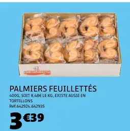 Gifi PALMIERS FEUILLETÉS offre