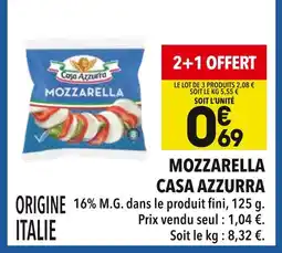 Supeco Casa Azzurra Mozzarella offre