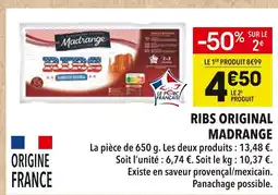 Supeco Madrange Ribs original offre