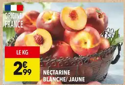 Supeco Nectarine blanche/jaune offre