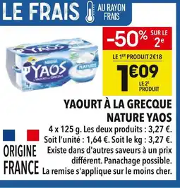 Supeco Nestlé Yaourt à la grecque nature offre