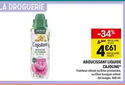 Supeco Cajoline Adoucissant liquide offre