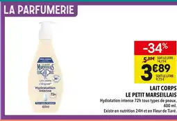 Supeco Le Petit Marseillais Lait corps offre