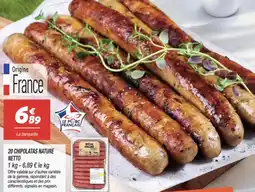 Netto NETTO 20 chipolatas nature offre