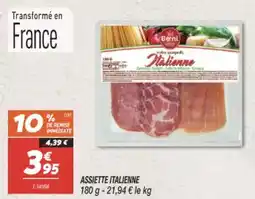 Netto Assiette italienne offre
