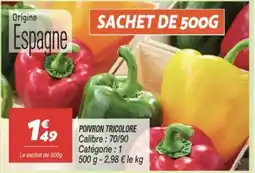 Netto Poivron tricolore offre