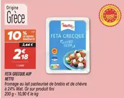 Netto NETTO Feta grecque aop offre