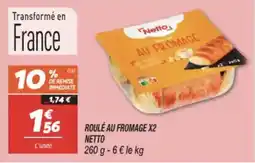 Netto NETTO Roulé au fromage x2 offre