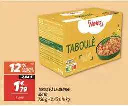 Netto NETTO Taboulé à la menthe offre