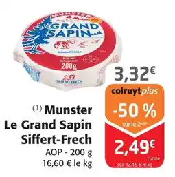 Colruyt Siffert frech - munster le grand sapin offre