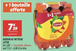 Netto LIPTON Boisson au thé pêche offre