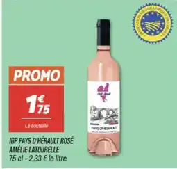 Netto Igp pays d'hérault rosé amélie latourelle offre