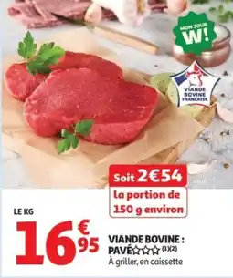 Auchan Supermarché Viande bovine : pave offre