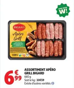 Auchan Supermarché Assortiment apéro grill bigard offre