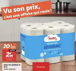 Netto NETTO Essuie-tout absorbant x6 offre