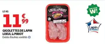 Auchan Supermarché LOEUL &PIRIOT Gigolettes de lapin offre