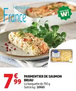 Auchan Supermarché Parmentier de saumon briau offre