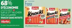 Auchan Supermarché HERTA Sur la gamme knacki sans nitrite offre