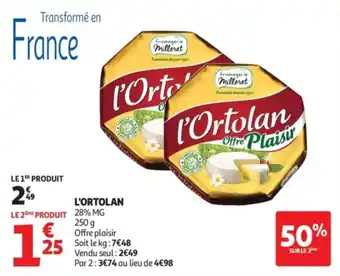 Auchan Supermarché L'ortolan offre