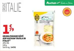 Auchan Supermarché Grana padano râpé auchan tavola in italia offre