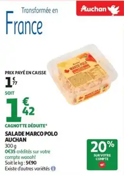 Auchan Supermarché AUCHAN Salade marco polo offre