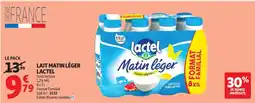 Auchan Supermarché Lait matin léger lactel offre