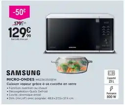 Pulsat SAMSUNG Micro-ondes ms23k3555ew offre