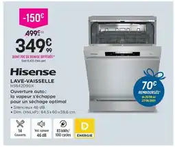Pulsat HISENSE Lave-vaisselle hs642d90x offre