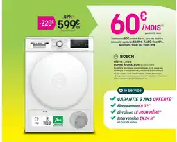 Pulsat BOSCH Sèche-linge offre