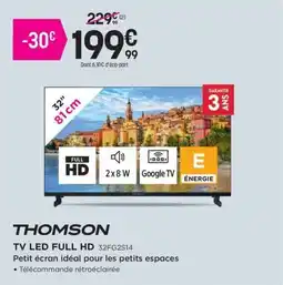 Pulsat THOMSON Tv led full hd 32fg2s14 offre