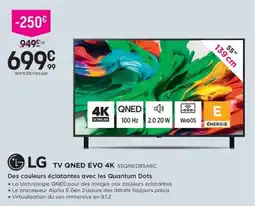 Pulsat LG Tv qned evo 4k 55qned85a6c offre