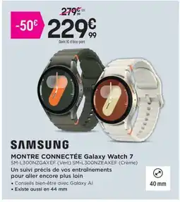 Pulsat SAMSUNG Montre connectée galaxy watch 7 offre