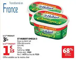Auchan Supermarché St hubert omega 3 offre