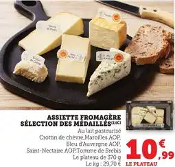 Maximarché Assiette fromagère sélection des médaillés offre