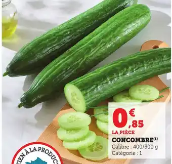Maximarché Concombre offre